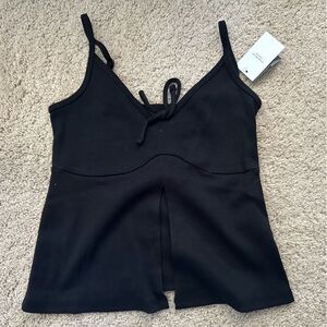Hollister Black Slit Cami Size Small